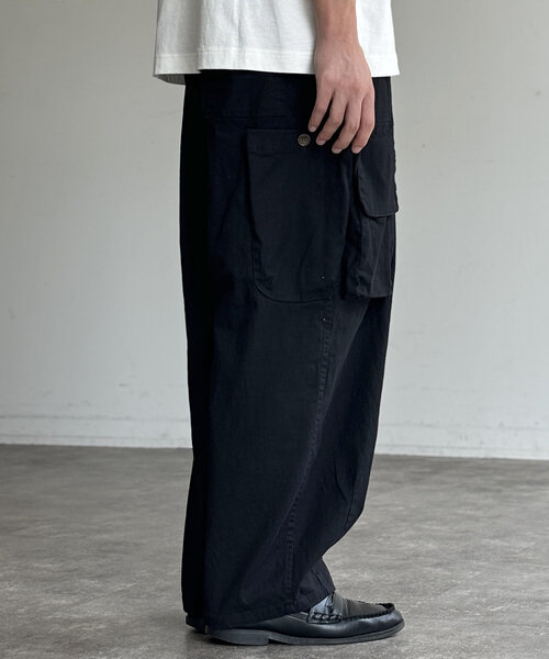 CPCM（シーピーシーエム）の「マルチポケットカーゴパンツ（カーゴパンツ・メンズ・カーキ/ブラック/アイボリー・FREE）」の14枚目の写真