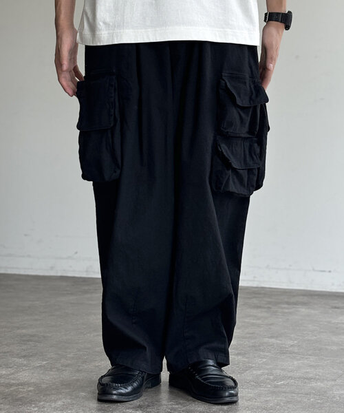 CPCM（シーピーシーエム）の「マルチポケットカーゴパンツ（カーゴパンツ・メンズ・カーキ/ブラック/アイボリー・FREE）」の15枚目の写真