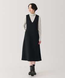 婦人　二重編みスウェットジャンパースカート