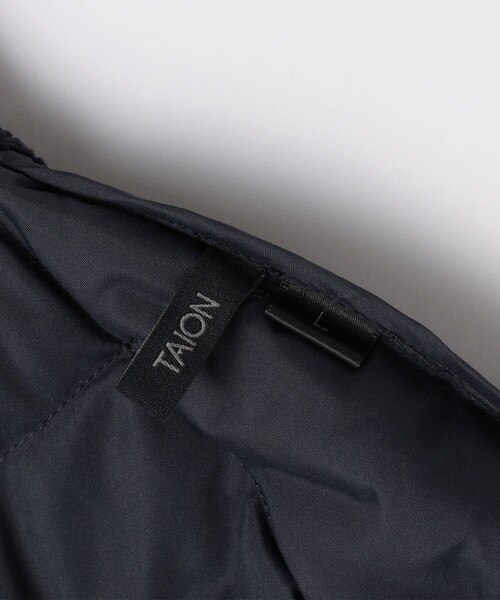 TAION（タイオン）の「【SHIPS別注】TAION:〈手洗い可能〉ダウン キルティング ジャケット 25FW（ダウンジャケット/コート・メンズ・ネイビー/ダークグレー/ブラック・SMALL/X-LARGE/LARGE/MEDIUM）」の8枚目の写真
