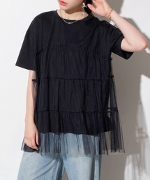 チュールドッキングTシャツ