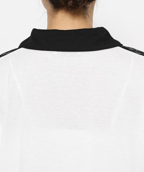 3.3 Field Trip （3.3フィールドトリップ）の「3.3 Field Trip／レースラインカラーT（Tシャツ/カットソー・レディース・ブラック/ネイビー/ホワイト・FREE）」の11枚目の写真