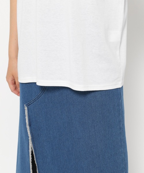 3.3 Field Trip （3.3フィールドトリップ）の「3.3 Field Trip／レースラインカラーT（Tシャツ/カットソー・レディース・ブラック/ネイビー/ホワイト・FREE）」の8枚目の写真