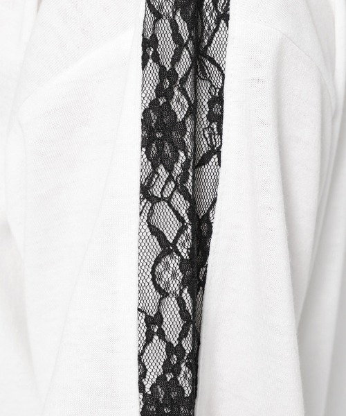 3.3 Field Trip （3.3フィールドトリップ）の「3.3 Field Trip／レースラインカラーT（Tシャツ/カットソー・レディース・ブラック/ネイビー/ホワイト・FREE）」の6枚目の写真