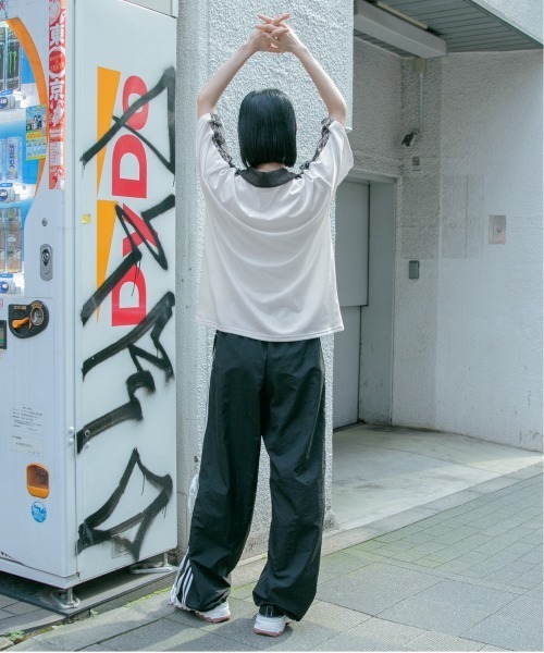 3.3 Field Trip （3.3フィールドトリップ）の「3.3 Field Trip／レースラインカラーT（Tシャツ/カットソー・レディース・ブラック/ネイビー/ホワイト・FREE）」の17枚目の写真