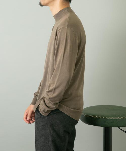 URBAN RESEARCH ROSSO MEN(アーバンリサーチロッソメン)の「『一部WEB限定カラー』『XLサイズあり』『UR TECH』ハイゲージハイネックニット(ニット/セーター・メンズ・ブラック/ライトブラウン/グレー/ネイビー/ベージュ・X-LARGE/LARGE/MEDIUM)」の21枚目の写真
