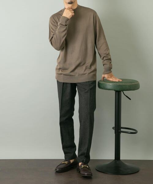 URBAN RESEARCH ROSSO MEN(アーバンリサーチロッソメン)の「『一部WEB限定カラー』『XLサイズあり』『UR TECH』ハイゲージハイネックニット(ニット/セーター・メンズ・ブラック/ライトブラウン/グレー/ネイビー/ベージュ・X-LARGE/LARGE/MEDIUM)」の11枚目の写真