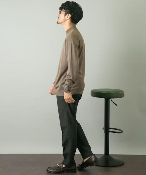 URBAN RESEARCH ROSSO MEN(アーバンリサーチロッソメン)の「『一部WEB限定カラー』『XLサイズあり』『UR TECH』ハイゲージハイネックニット(ニット/セーター・メンズ・ブラック/ライトブラウン/グレー/ネイビー/ベージュ・X-LARGE/LARGE/MEDIUM)」の13枚目の写真