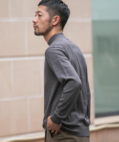 URBAN RESEARCH ROSSO MEN(アーバンリサーチロッソメン)の「『一部WEB限定カラー』『XLサイズあり』『UR TECH』ハイゲージハイネックニット(ニット/セーター・メンズ・ブラック/ライトブラウン/グレー/ネイビー/ベージュ・X-LARGE/LARGE/MEDIUM)」の19枚目の写真