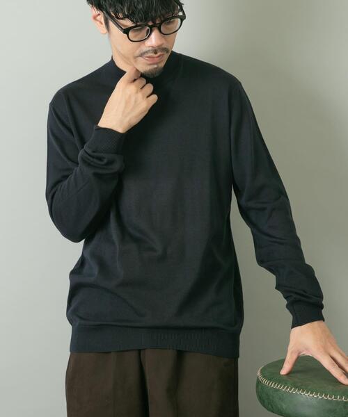 URBAN RESEARCH ROSSO MEN（アーバンリサーチロッソメン）の「『一部WEB限定カラー』『XLサイズあり』『UR TECH』ハイゲージハイネックニット（ニット/セーター・メンズ・ブラック/ライトブラウン/グレー/ネイビー/ベージュ・X-LARGE/LARGE/MEDIUM）」の11枚目の写真