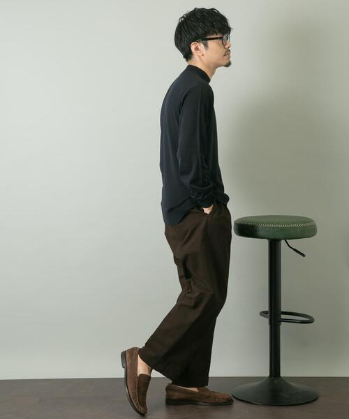 URBAN RESEARCH ROSSO MEN（アーバンリサーチロッソメン）の「『一部WEB限定カラー』『XLサイズあり』『UR TECH』ハイゲージハイネックニット（ニット/セーター・メンズ・ブラック/ライトブラウン/グレー/ネイビー/ベージュ・X-LARGE/LARGE/MEDIUM）」の17枚目の写真