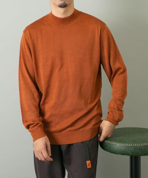 URBAN RESEARCH ROSSO MEN(アーバンリサーチロッソメン)の「『一部WEB限定カラー』『XLサイズあり』『UR TECH』ハイゲージハイネックニット(ニット/セーター・メンズ・ブラック/ライトブラウン/グレー/ネイビー/ベージュ・X-LARGE/LARGE/MEDIUM)」の8枚目の写真