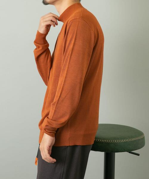 URBAN RESEARCH ROSSO MEN(アーバンリサーチロッソメン)の「『一部WEB限定カラー』『XLサイズあり』『UR TECH』ハイゲージハイネックニット(ニット/セーター・メンズ・ブラック/ライトブラウン/グレー/ネイビー/ベージュ・X-LARGE/LARGE/MEDIUM)」の9枚目の写真