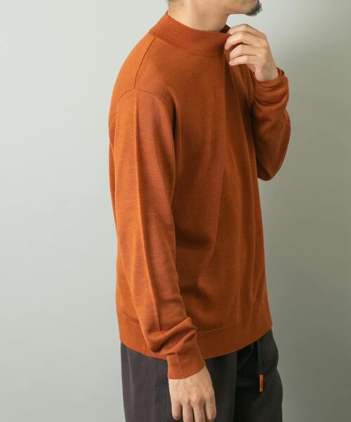 URBAN RESEARCH ROSSO MEN(アーバンリサーチロッソメン)の「『一部WEB限定カラー』『XLサイズあり』『UR TECH』ハイゲージハイネックニット(ニット/セーター・メンズ・ブラック/ライトブラウン/グレー/ネイビー/ベージュ・X-LARGE/LARGE/MEDIUM)」の11枚目の写真