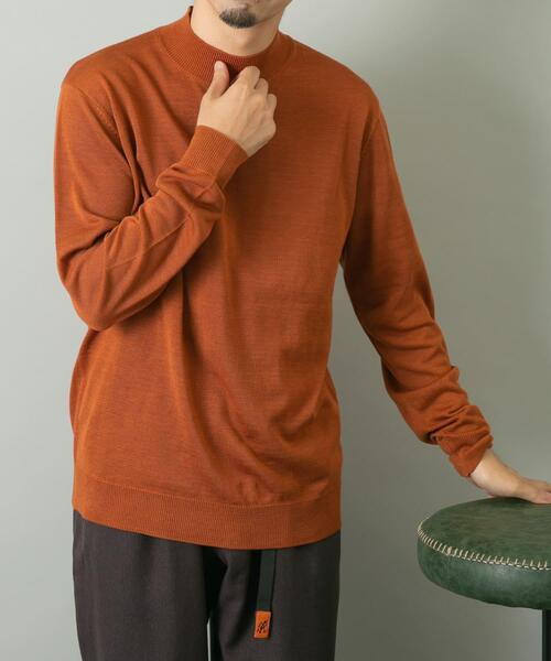 URBAN RESEARCH ROSSO MEN(アーバンリサーチロッソメン)の「『一部WEB限定カラー』『XLサイズあり』『UR TECH』ハイゲージハイネックニット(ニット/セーター・メンズ・ブラック/ライトブラウン/グレー/ネイビー/ベージュ・X-LARGE/LARGE/MEDIUM)」の12枚目の写真