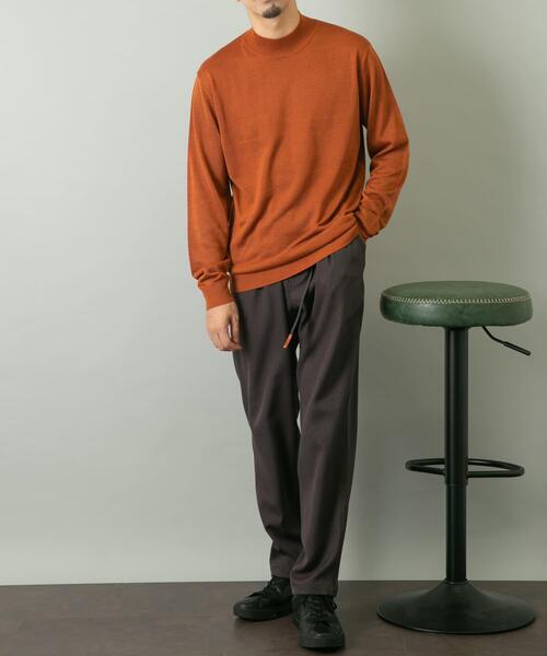 URBAN RESEARCH ROSSO MEN(アーバンリサーチロッソメン)の「『一部WEB限定カラー』『XLサイズあり』『UR TECH』ハイゲージハイネックニット(ニット/セーター・メンズ・ブラック/ライトブラウン/グレー/ネイビー/ベージュ・X-LARGE/LARGE/MEDIUM)」の14枚目の写真