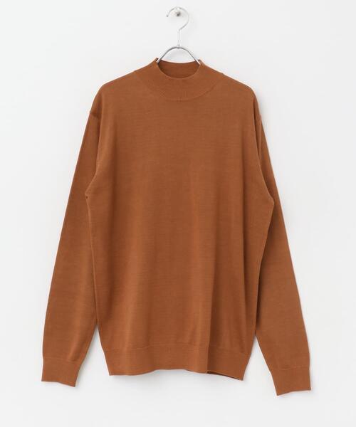 URBAN RESEARCH ROSSO MEN(アーバンリサーチロッソメン)の「『一部WEB限定カラー』『XLサイズあり』『UR TECH』ハイゲージハイネックニット(ニット/セーター・メンズ・ブラック/ライトブラウン/グレー/ネイビー/ベージュ・X-LARGE/LARGE/MEDIUM)」の18枚目の写真