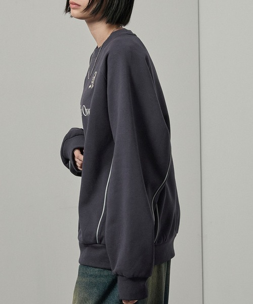 セール】【Alfred Alex】ラグランゲームビッグスウェット（スウェット