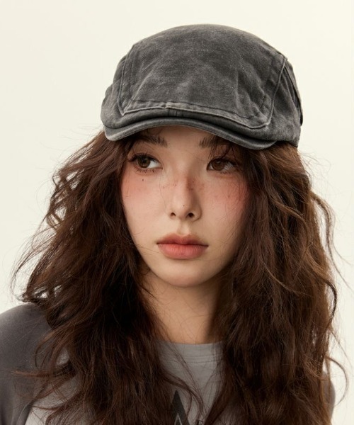 SHEENA(シーナ)の「ピグメントハンチング帽(ハンチング/ベレー帽・レディース・ダークグレー・FREE)」の5枚目の写真