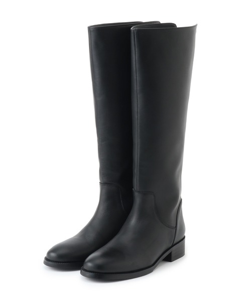 REMME（レメ）の「【REMME（レメ）】クラッシックバックジッパーロングブーツ(ベピーカーフ)（ブーツ・レディース・ブラック・36/37/38）」の7枚目の写真