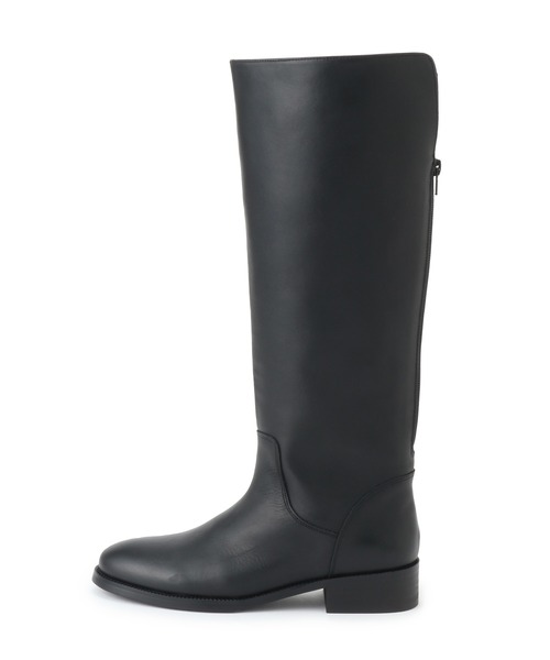 REMME（レメ）の「【REMME（レメ）】クラッシックバックジッパーロングブーツ(ベピーカーフ)（ブーツ・レディース・ブラック・36/37/38）」の6枚目の写真