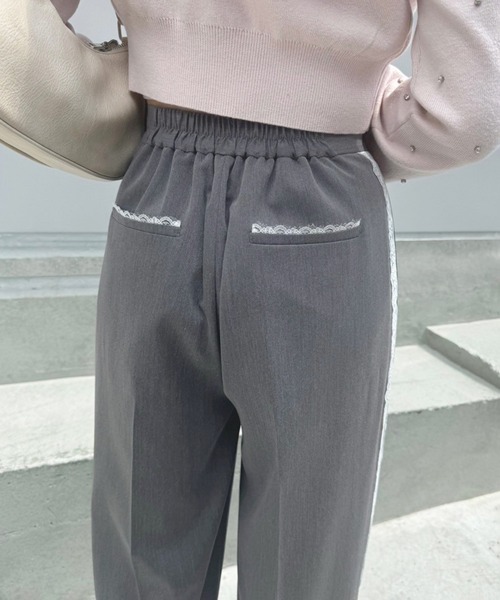 Splus グレー サイドストライプ パンツ Splus グレー サイドストライプ パンツ Splus グレー サイドストライプ