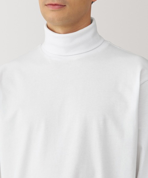 無印良品(ムジルシリョウヒン)の「紳士 起毛タートルネック長袖Tシャツ(Tシャツ/カットソー・メンズ・ホワイト/ボルドー/カーキ/ブラック・XL/L/M/S)」の8枚目の写真