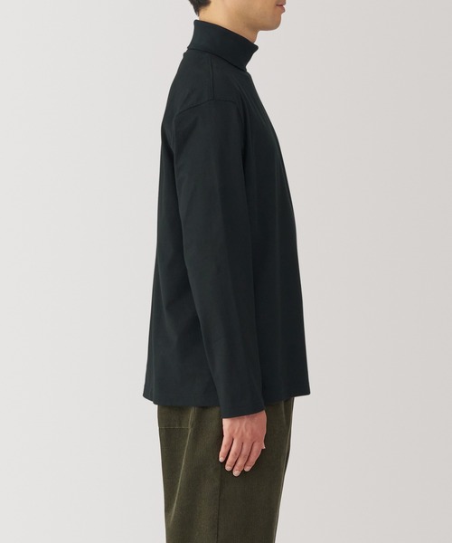 無印良品(ムジルシリョウヒン)の「紳士 起毛タートルネック長袖Tシャツ(Tシャツ/カットソー・メンズ・ホワイト/ボルドー/カーキ/ブラック・XL/L/M/S)」の12枚目の写真