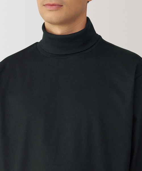 無印良品(ムジルシリョウヒン)の「紳士 起毛タートルネック長袖Tシャツ(Tシャツ/カットソー・メンズ・ホワイト/ボルドー/カーキ/ブラック・XL/L/M/S)」の14枚目の写真