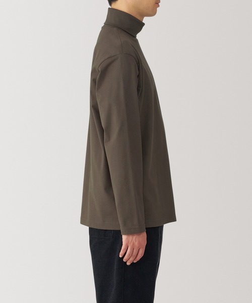 無印良品(ムジルシリョウヒン)の「紳士 起毛タートルネック長袖Tシャツ(Tシャツ/カットソー・メンズ・ホワイト/ボルドー/カーキ/ブラック・XL/L/M/S)」の18枚目の写真