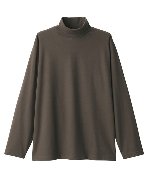 無印良品(ムジルシリョウヒン)の「紳士 起毛タートルネック長袖Tシャツ(Tシャツ/カットソー・メンズ・ホワイト/ボルドー/カーキ/ブラック・XL/L/M/S)」の21枚目の写真
