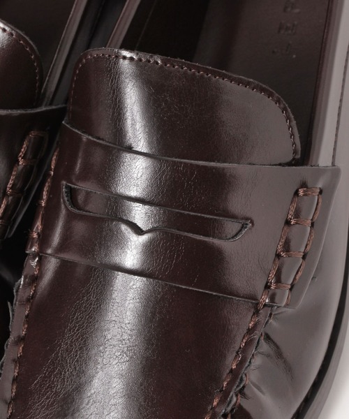 LEPSIM（レプシィム）の「フラットローファー　132379（ローファー・レディース・ブラウン/ブラック・MEDIUM/LARGE）」の4枚目の写真