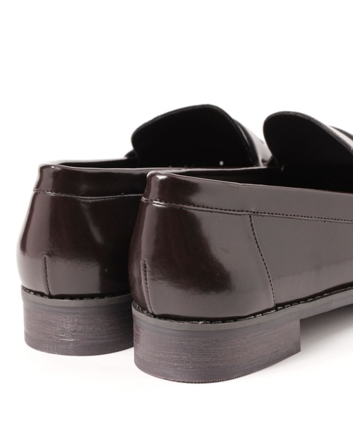 LEPSIM（レプシィム）の「フラットローファー　132379（ローファー・レディース・ブラウン/ブラック・MEDIUM/LARGE）」の5枚目の写真