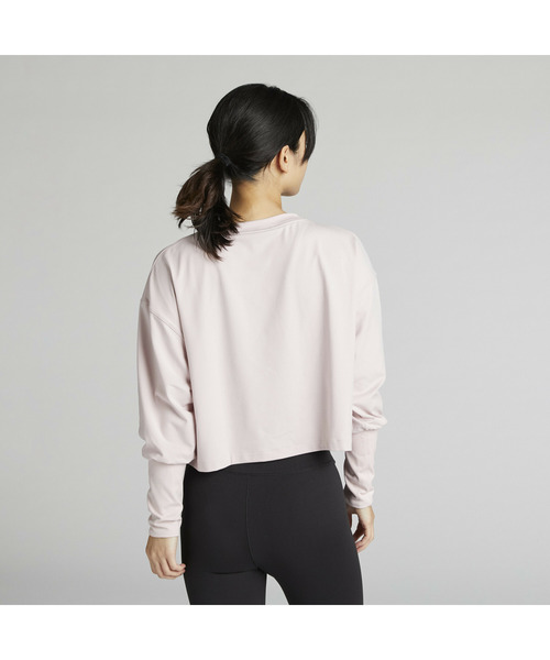 PUMA（プーマ）の「PUMA プーマ ウィメンズ ヨガ スタジオ クラウドスパン クルースウェット ST（スウェット・レディース・ブラック/パープル系その他・MEDIUM/SMALL/LARGE/X-LARGE）」の3枚目の写真