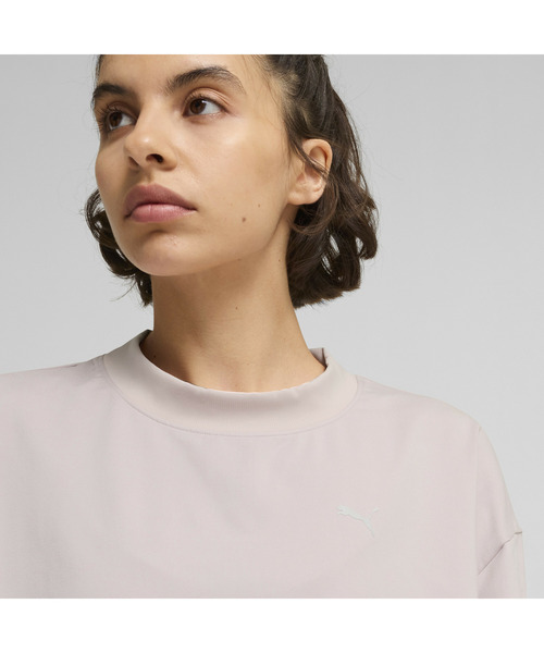 PUMA（プーマ）の「PUMA プーマ ウィメンズ ヨガ スタジオ クラウドスパン クルースウェット ST（スウェット・レディース・ブラック/パープル系その他・MEDIUM/SMALL/LARGE/X-LARGE）」の6枚目の写真