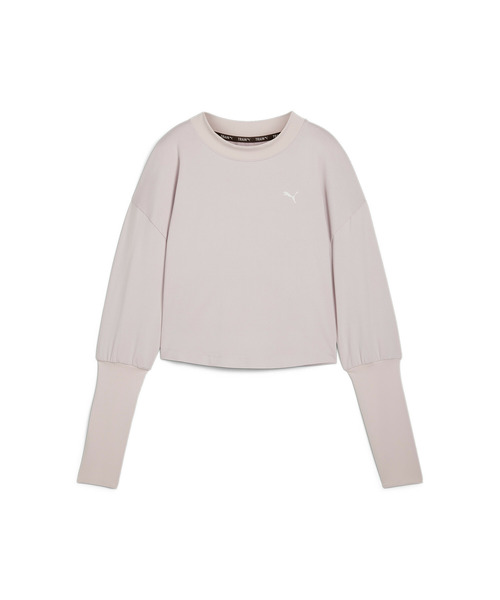 PUMA（プーマ）の「PUMA プーマ ウィメンズ ヨガ スタジオ クラウドスパン クルースウェット ST（スウェット・レディース・ブラック/パープル系その他・MEDIUM/SMALL/LARGE/X-LARGE）」の7枚目の写真