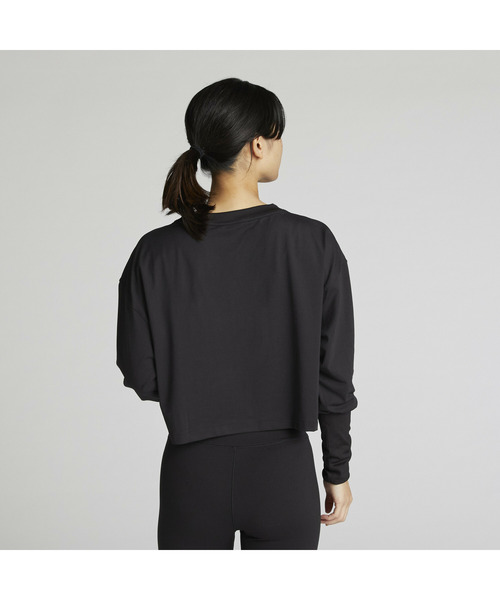 PUMA（プーマ）の「PUMA プーマ ウィメンズ ヨガ スタジオ クラウドスパン クルースウェット ST（スウェット・レディース・ブラック/パープル系その他・MEDIUM/SMALL/LARGE/X-LARGE）」の9枚目の写真