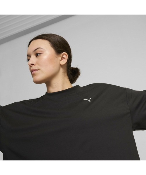 PUMA（プーマ）の「PUMA プーマ ウィメンズ ヨガ スタジオ クラウドスパン クルースウェット ST（スウェット・レディース・ブラック/パープル系その他・MEDIUM/SMALL/LARGE/X-LARGE）」の12枚目の写真