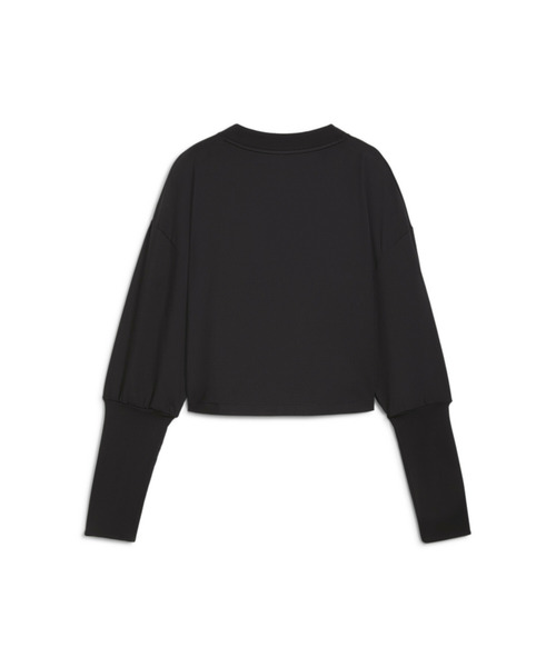 PUMA（プーマ）の「PUMA プーマ ウィメンズ ヨガ スタジオ クラウドスパン クルースウェット ST（スウェット・レディース・ブラック/パープル系その他・MEDIUM/SMALL/LARGE/X-LARGE）」の14枚目の写真