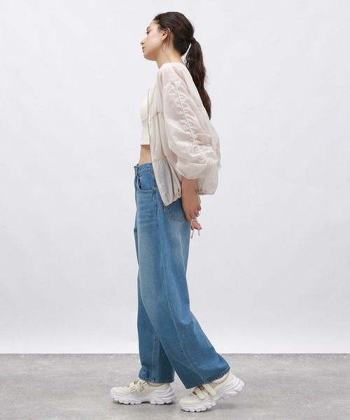 LAKOLE(ラコレ)の「シャーリングシアーブルゾン / 143836(ブルゾン・レディース・ブラック/ブラウン/アイボリー・MEDIUM/SMALL)」の7枚目の写真