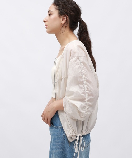 LAKOLE(ラコレ)の「シャーリングシアーブルゾン / 143836(ブルゾン・レディース・ブラック/ブラウン/アイボリー・MEDIUM/SMALL)」の9枚目の写真