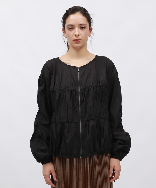 LAKOLE(ラコレ)の「シャーリングシアーブルゾン / 143836(ブルゾン・レディース・ブラック/ブラウン/アイボリー・MEDIUM/SMALL)」の11枚目の写真