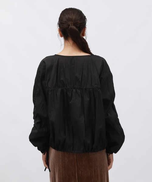 LAKOLE(ラコレ)の「シャーリングシアーブルゾン / 143836(ブルゾン・レディース・ブラック/ブラウン/アイボリー・MEDIUM/SMALL)」の13枚目の写真