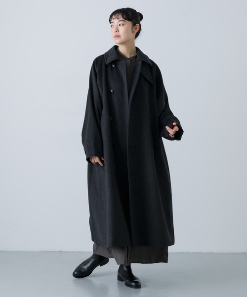 かぐれ（カグレ）の「ウールシングルロングPコート（ピーコート