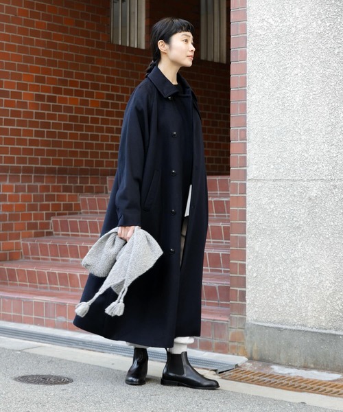 かぐれ（カグレ）の「ウールシングルロングPコート（ピーコート）」 - WEAR