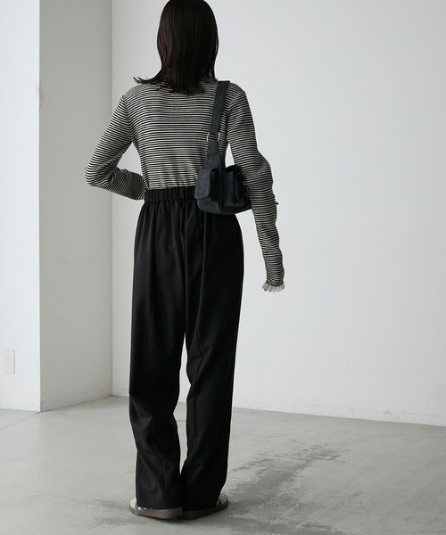 forksy.(フォルクシー)の「【forksy.】メニータックコクーンスラックスパンツ(スラックス・レディース・ベージュ/ブラック/グレー・FREE)」の13枚目の写真