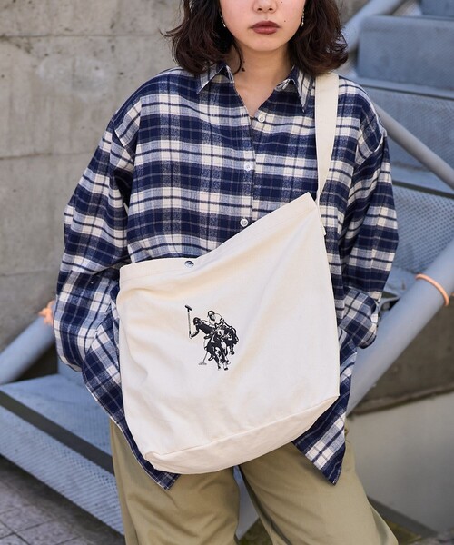 【美品】 ユーエスポロアッスン クラシカルデニム クロスボディ ショルダーバッグ ユーエスポロアッスン U.S. POLO ASSN. U.S. POLO ASSN
