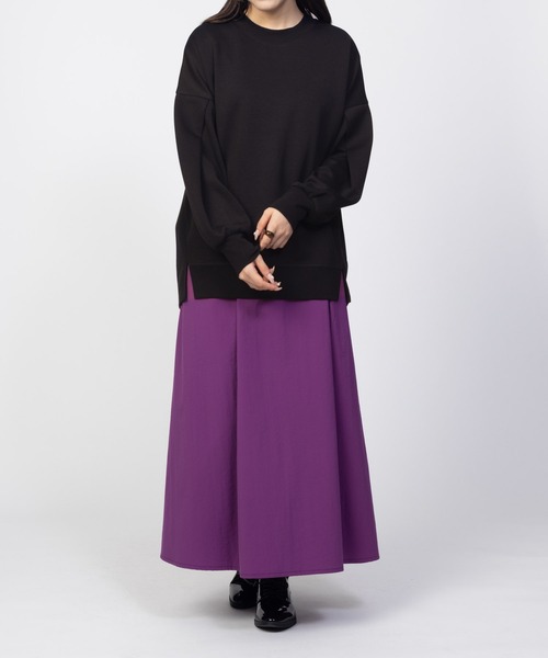 HusHusH(ハッシュアッシュ)の「HusHusH ルーズ袖タックプルオーバー(その他トップス・レディース・チャコールグレー/グレイッシュベージュ/ブラック・M/L)」の8枚目の写真