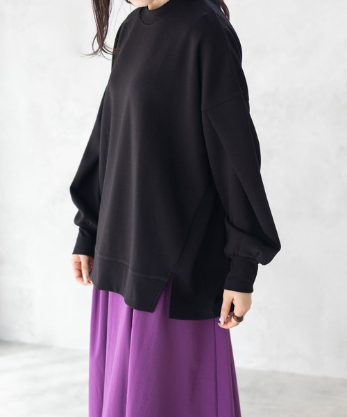 HusHusH(ハッシュアッシュ)の「HusHusH ルーズ袖タックプルオーバー(その他トップス・レディース・チャコールグレー/グレイッシュベージュ/ブラック・M/L)」の10枚目の写真