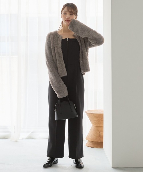 Andemiu（アンデミュウ）の「【LサイズWEB限定】アソートベアオールインワン146630（つなぎ/オールインワン・レディース・ブラック/グリーン/チェック・SMALL/MEDIUM/LARGE）」の16枚目の写真